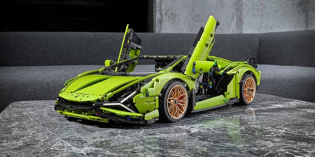 Гибрид Lamborghini Sian стал конструктором Lego