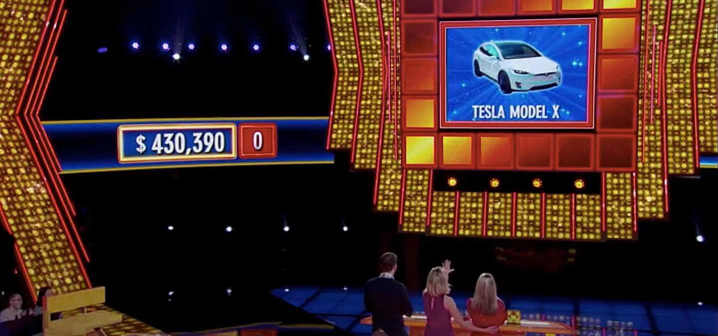 Производительность Tesla Model X становится ключевой наградой в конкурсе ABC Press Your Luck