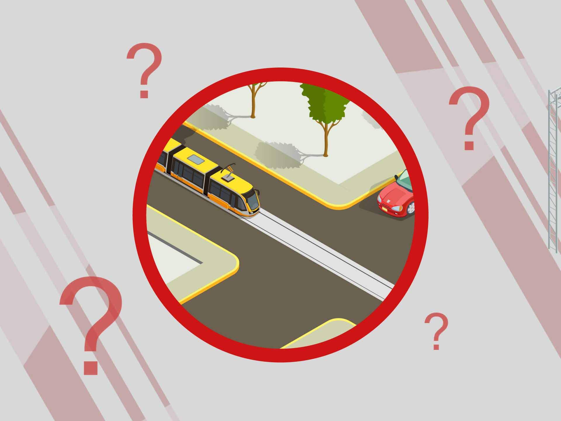 Взаимодействие автомобиля с трамваем: проанализируйте всех случаях