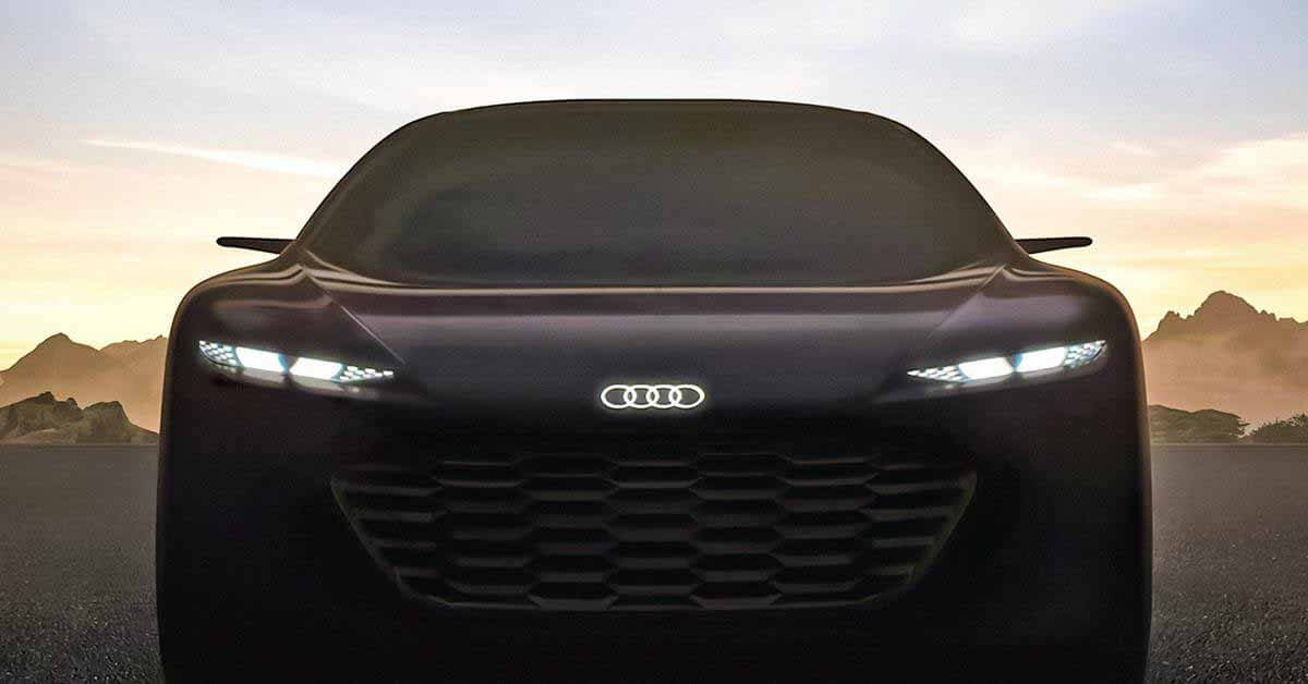 Audi показала переднюю часть роскошного электромобиля Grandsphere