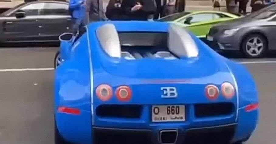 Bugatti Veyron врезался в Lamborghini Aventador