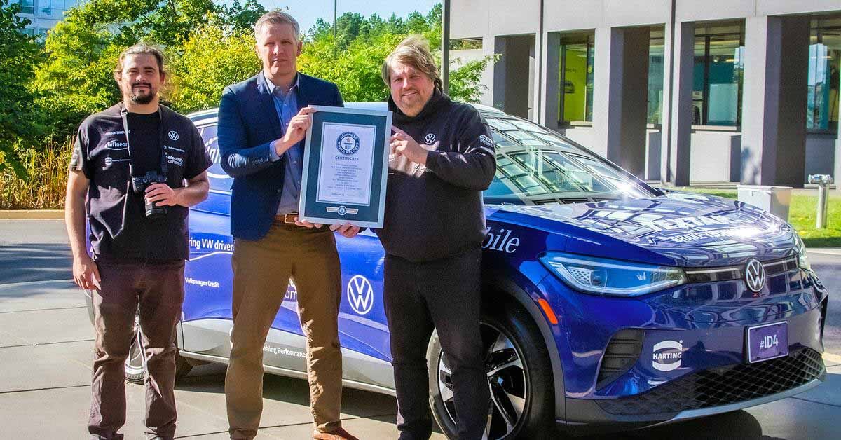 Volkswagen ID.4 установил рекорд Гиннеса по дальним поездкам в пределах одной страны