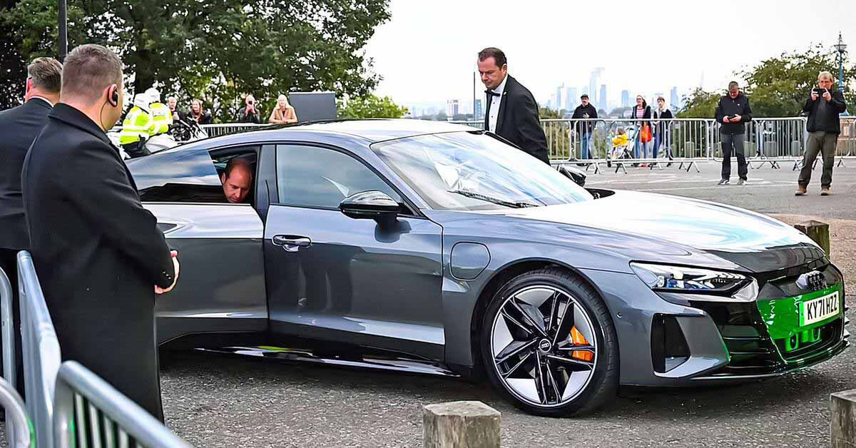 Принц Уильям с женой перешли на электромобиль Audi за 11 миллионов рублей .ru