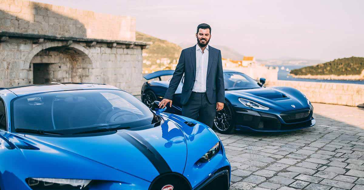 Bugatti объявляет о полном слиянии с производителем электрических гиперкаров Rimac