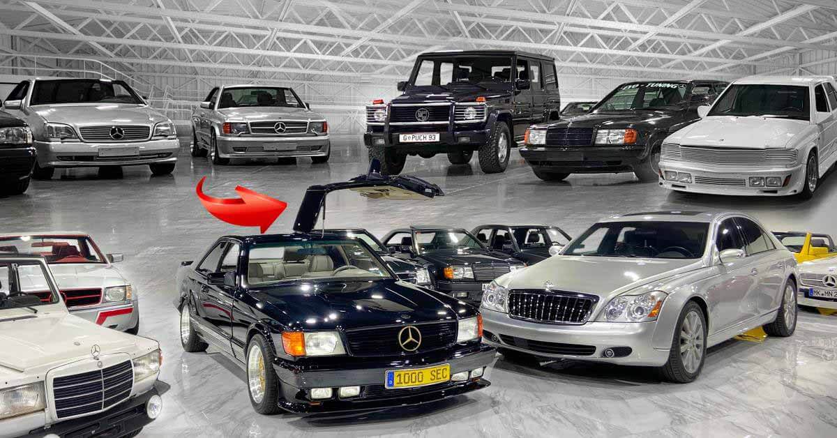 посмотреть, как выглядит коллекция Mercedes за 20 млрд рублей — Отчет