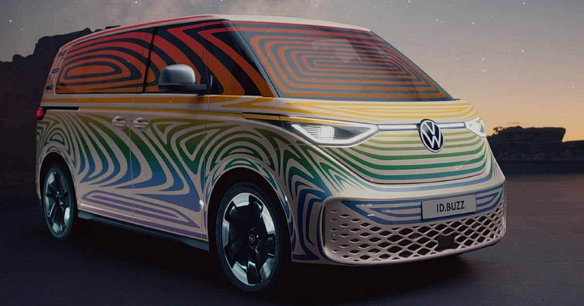 Volkswagen раскрыл внешний вид серийного электрического фургона ID.  Жужжание