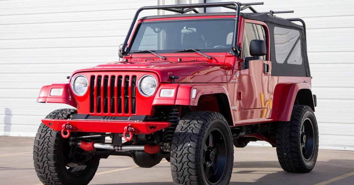 Crazy Jeep Wrangler с двигателем V10 от Viper продан с аукциона