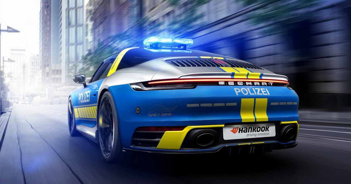 Новый Porsche 911 Targa адаптирован для нужд полиции