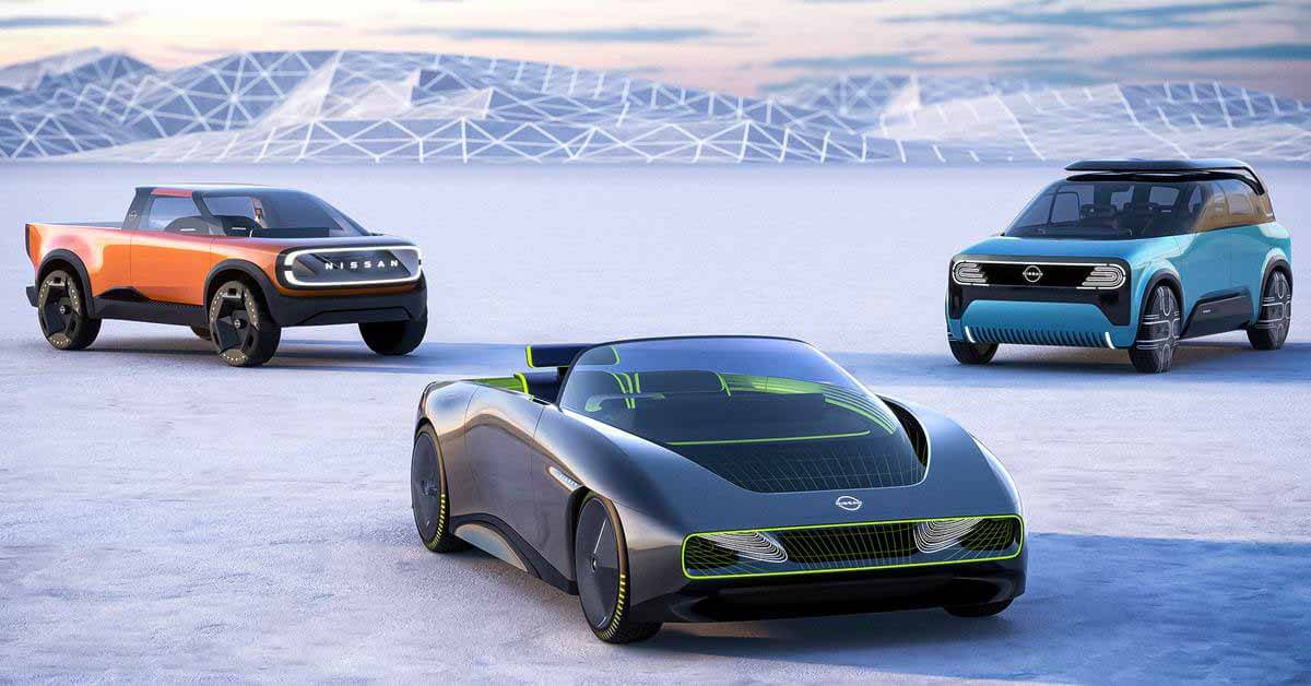 Nissan представляет четыре электромобиля будущего