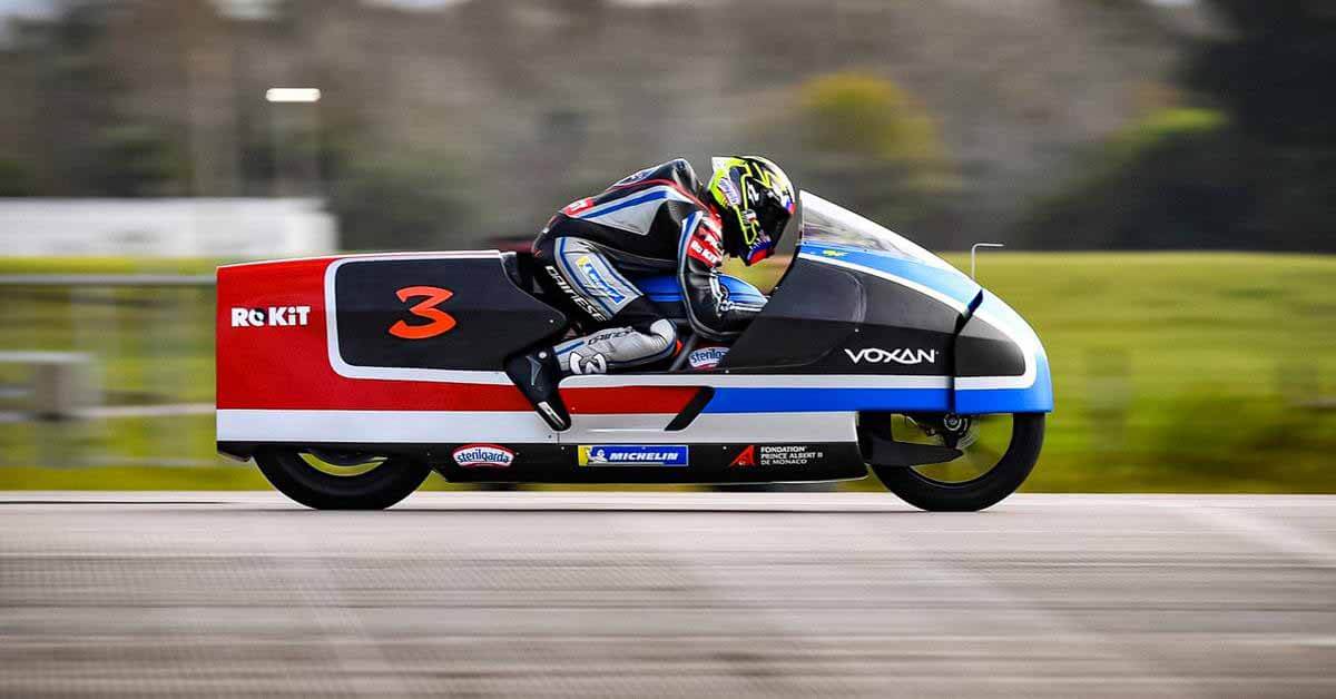 Самый быстрый электрический мотоцикл установил мировой рекорд скорости