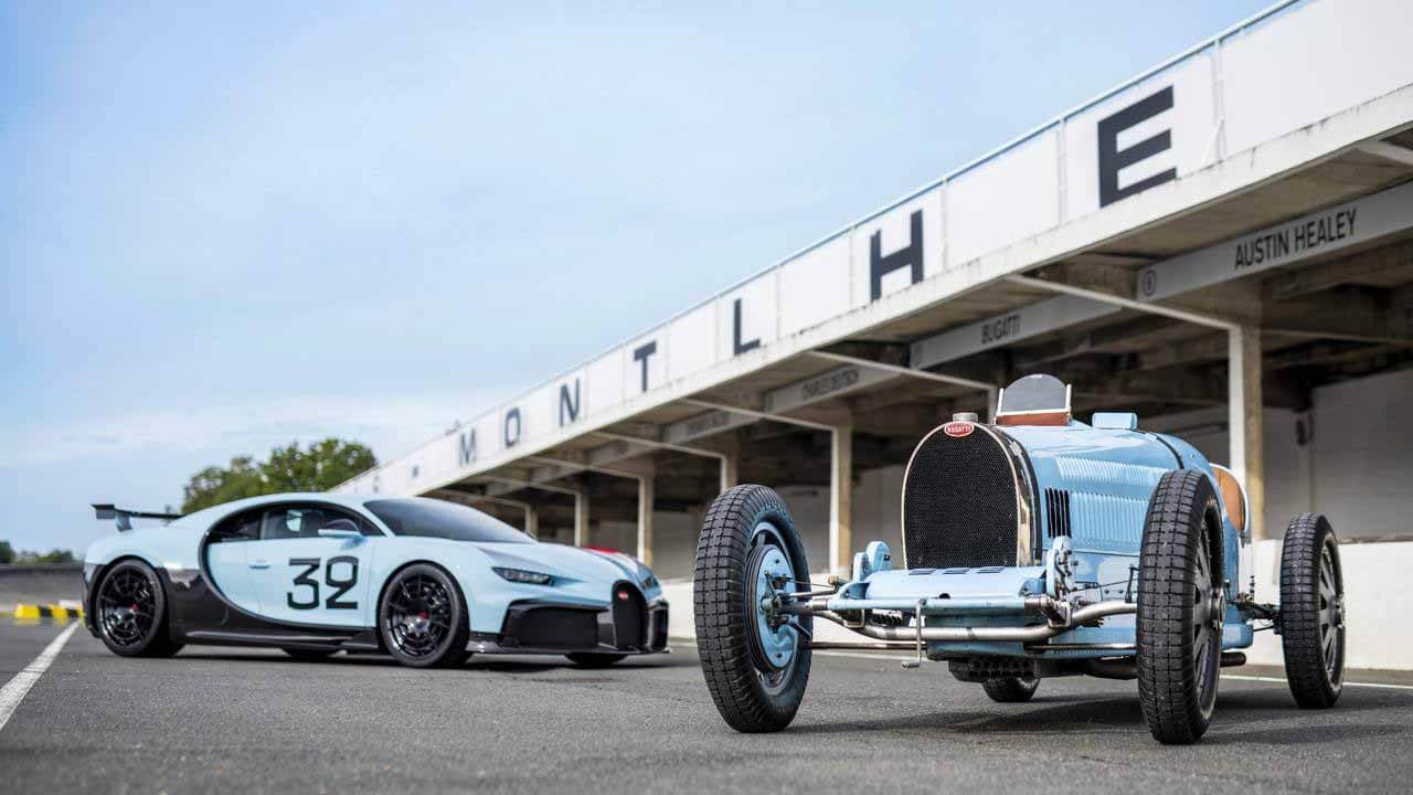 Уникальный Bugatti Chiron Pur Sport, посвященный 90-летнему спортивному автомобилю