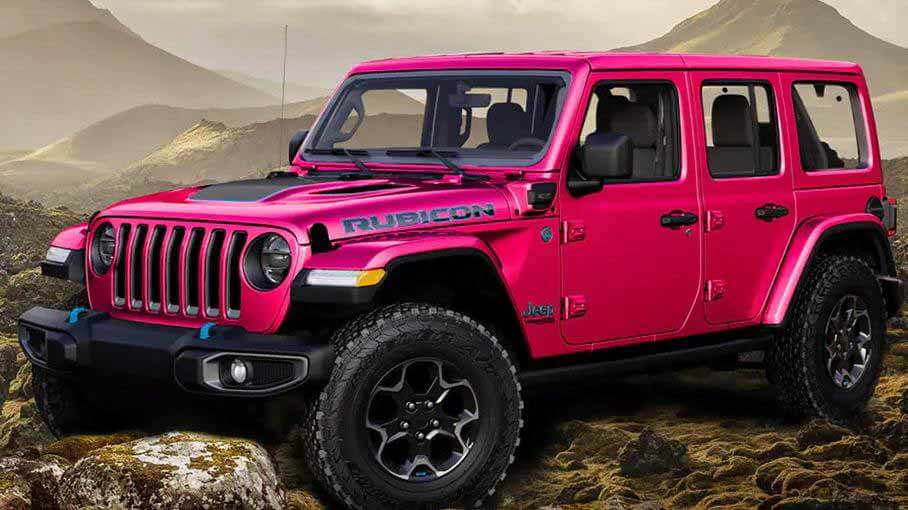 Американцы удивлены бумом спроса на розовый Jeep
