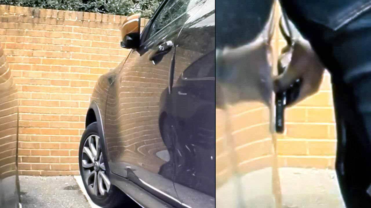Камеры Tesla помогли «поймать» женщину, которая поцарапала электромобиль