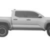 Toyota Tacoma 2024 показана на патентных фотографиях