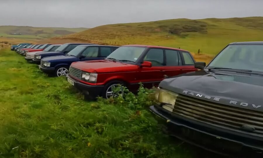 Найдено самое большое в мире кладбище Range Rover и Land Rover: их сотни!