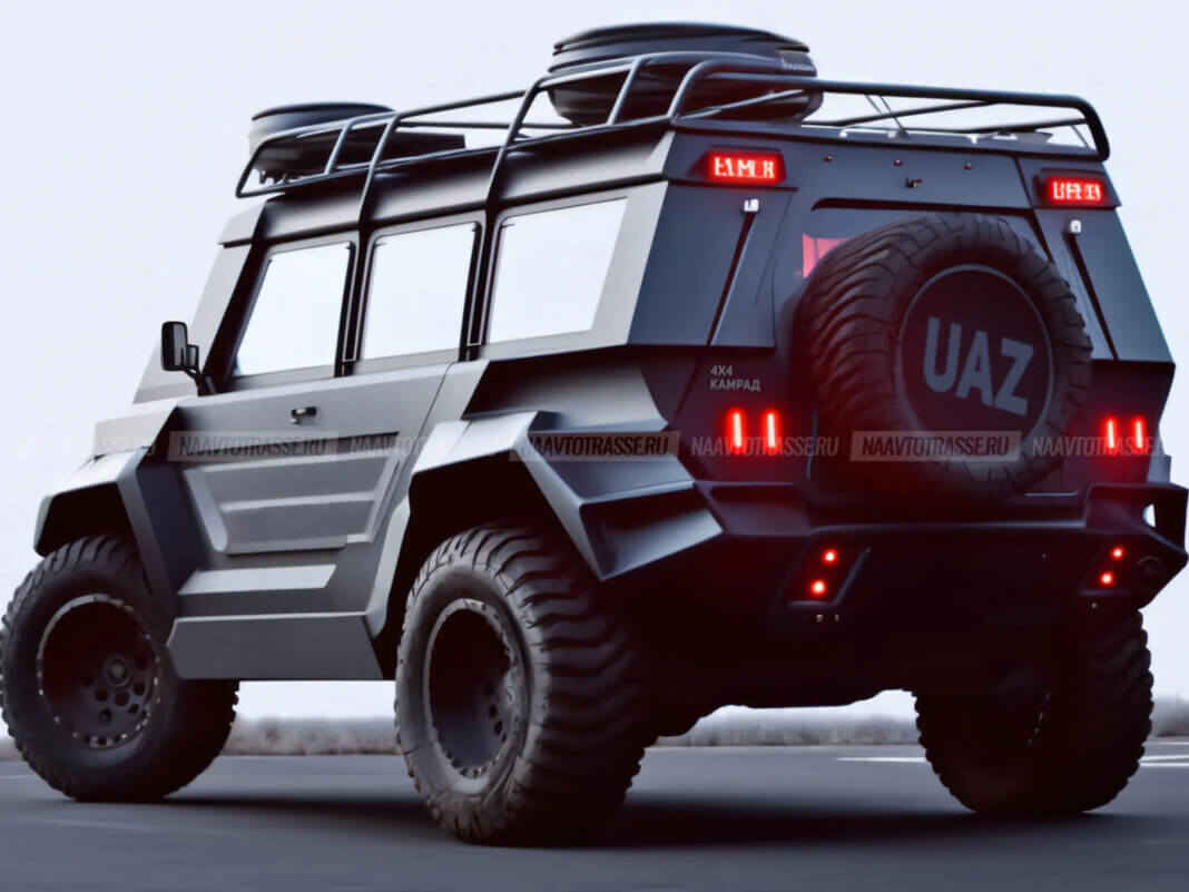 Представлен новенький внедорожник УАЗ-3151 Камрад 2023-2024 гг.  Это специально для России?