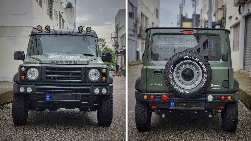 Suzuki Jimny 2023 в стиле Defender показали на фото