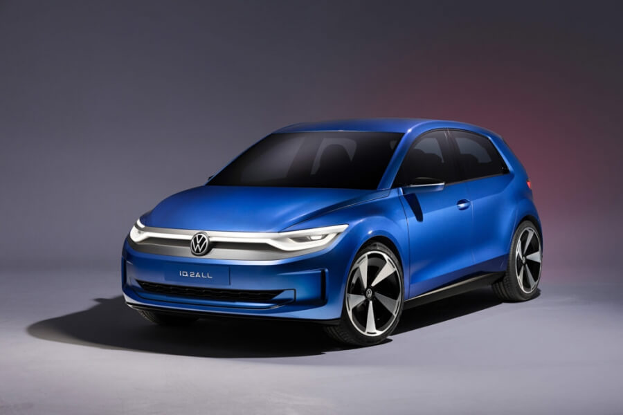 Volkswagen показал концепт компактного переднемоторного электромобиля ID.2all