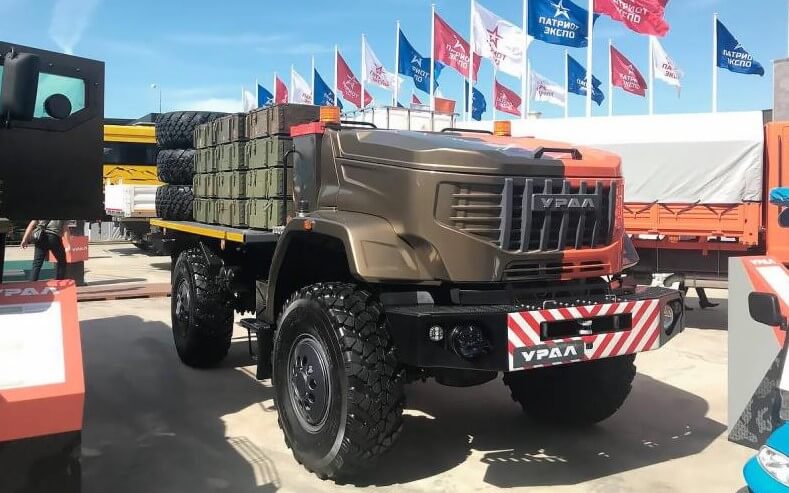 Первый российский беспилотный грузовик от компании «УРАЛ» замечен на испытаниях