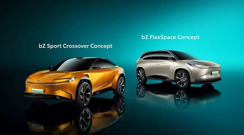 Представлены кроссоверы Toyota bZ Sport 2023 года и bZ FlexSpace