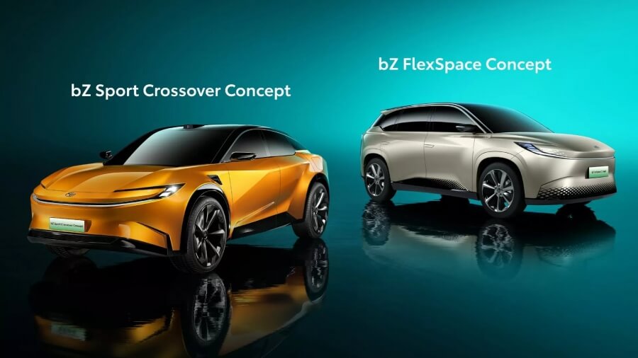 Toyota показала два электрических кроссовера для Китая — bZ Sport Crossover и bZ FlexSpace
