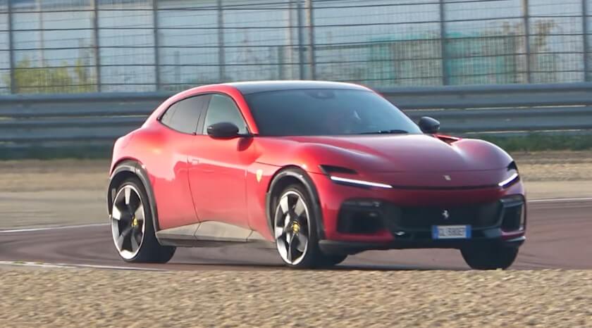 Ferrari Purosangue 2024 замечен на дорожных испытаниях