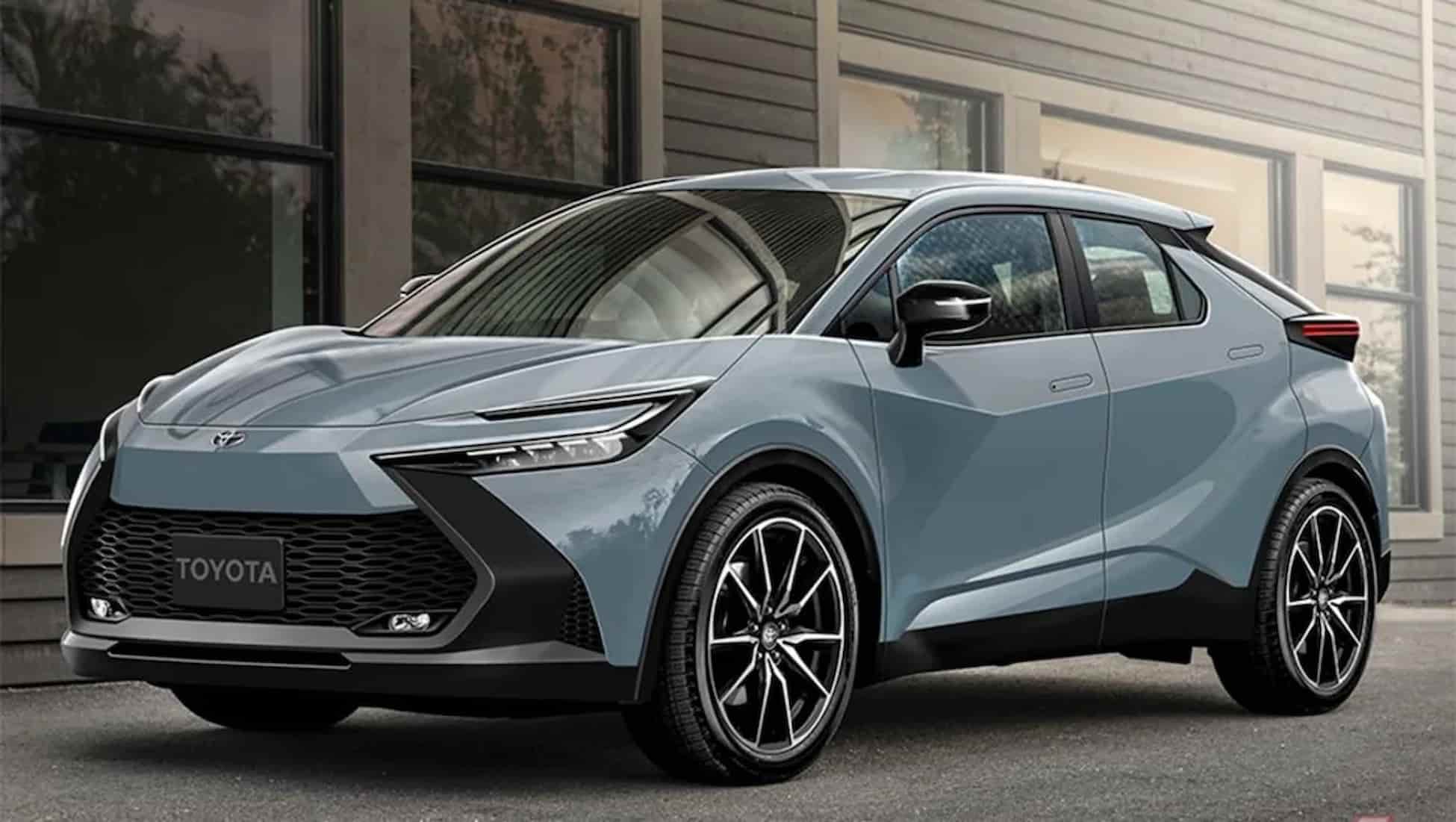 Toyota C-HR 2024 нового поколения рассекречена