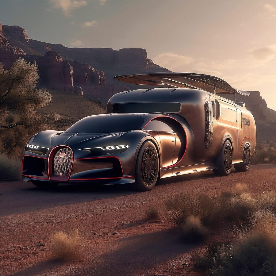 Если бы Bugatti решила заняться производством роскошных автодомов…