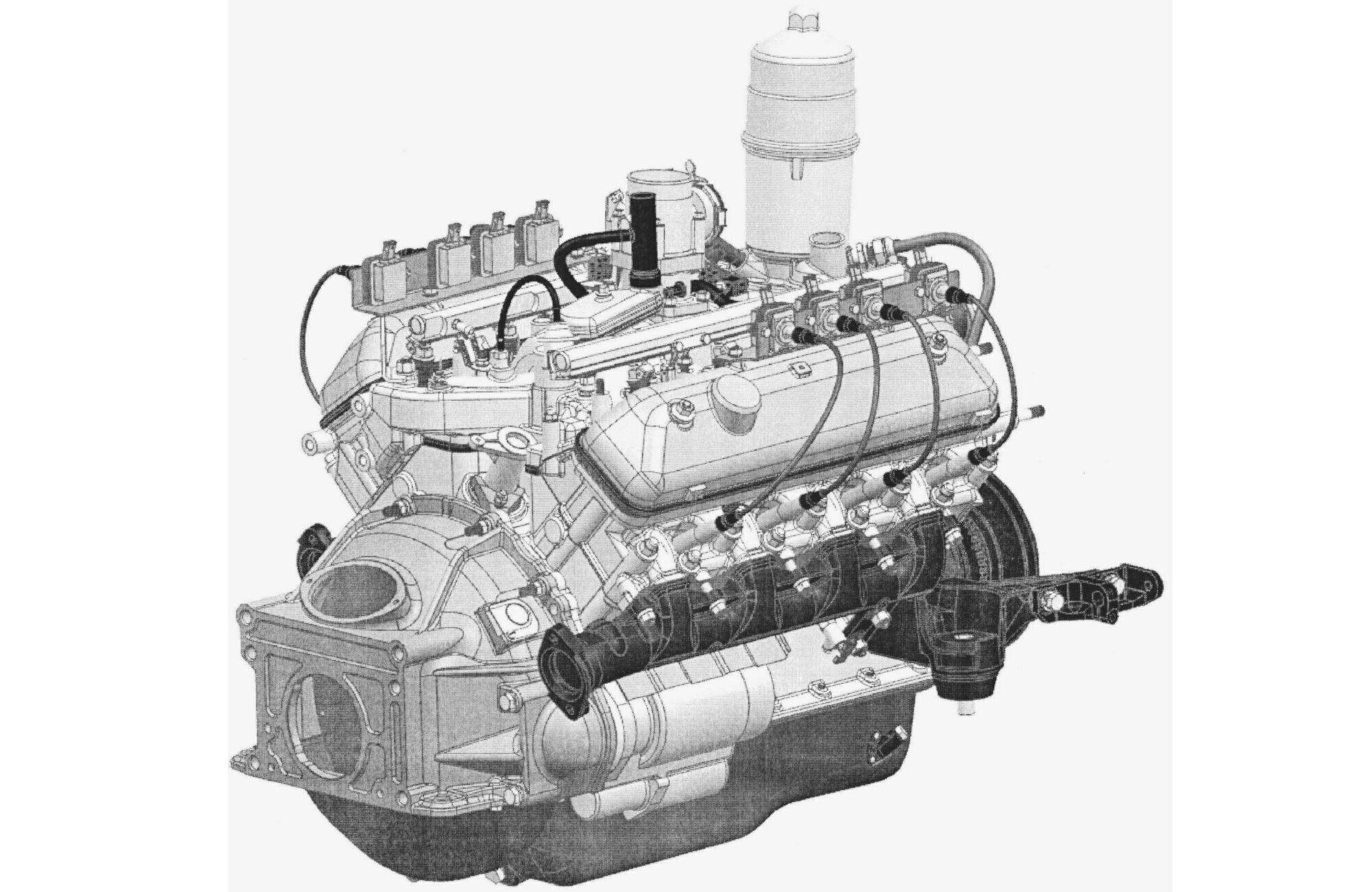 В России стартовало производство новых двигателей ЗМЗ V8