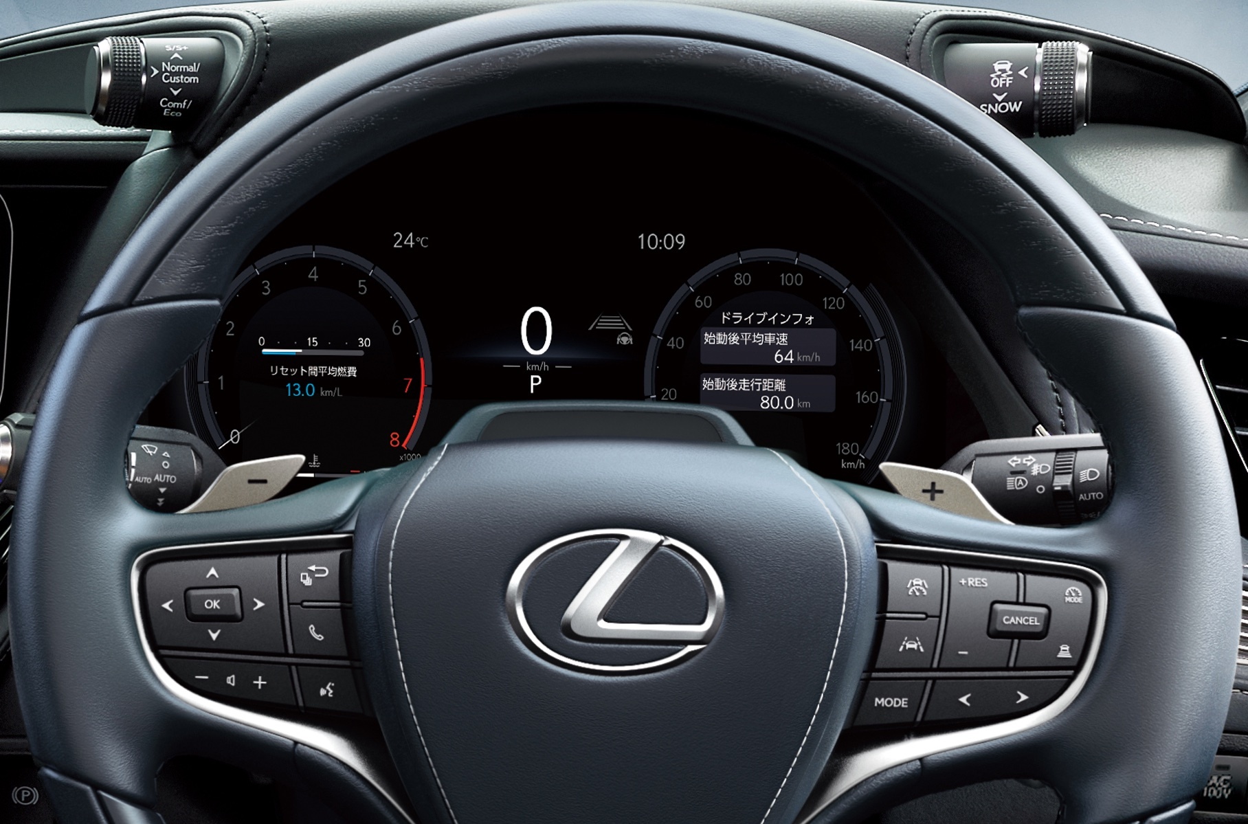 Lexus обновил седан LS для Японии