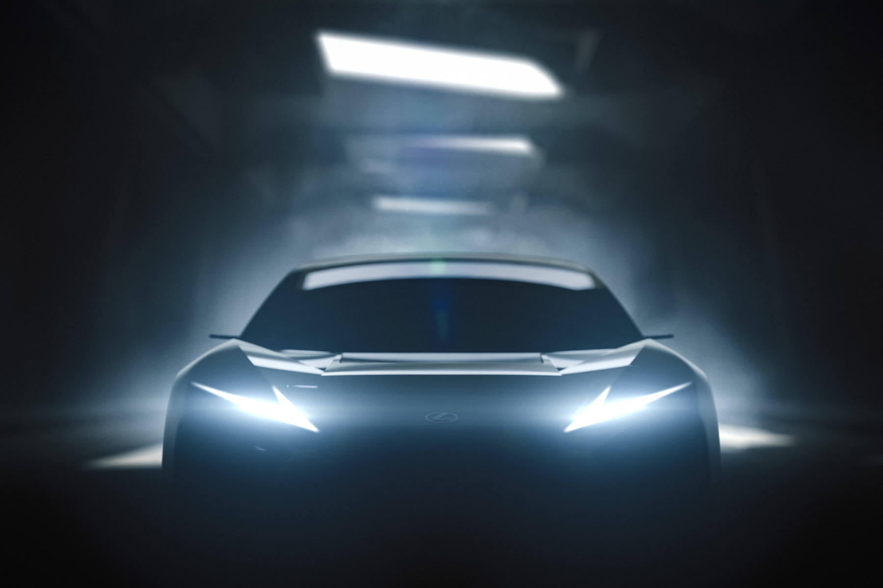 Lexus показал еще одно изображение нового электромобиля