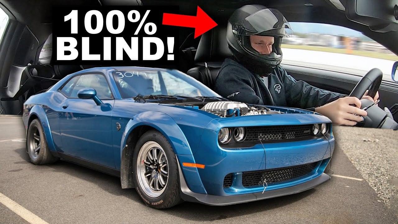 Слепой пилот разогнался до 200 километров в час в Dodge Challenger SRT Hellcat