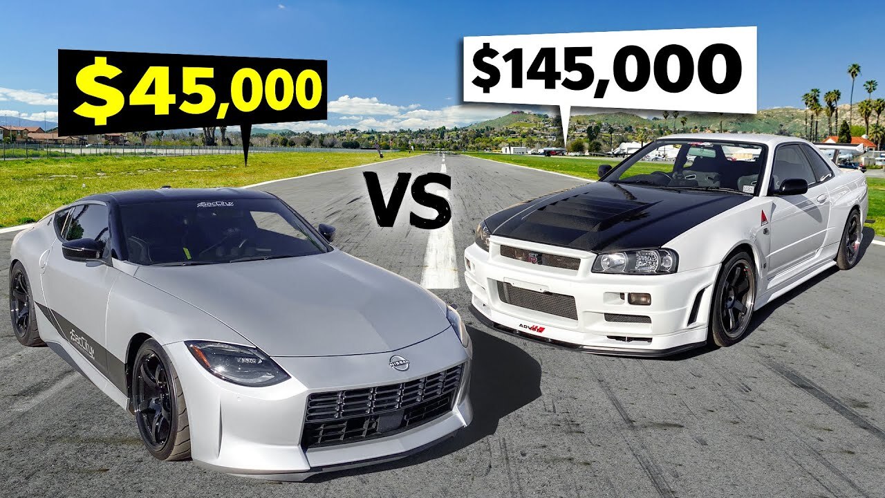 Блогеры устроили битву между легендарным Nissan Skyline GT-R и спорткаром Nissan Z