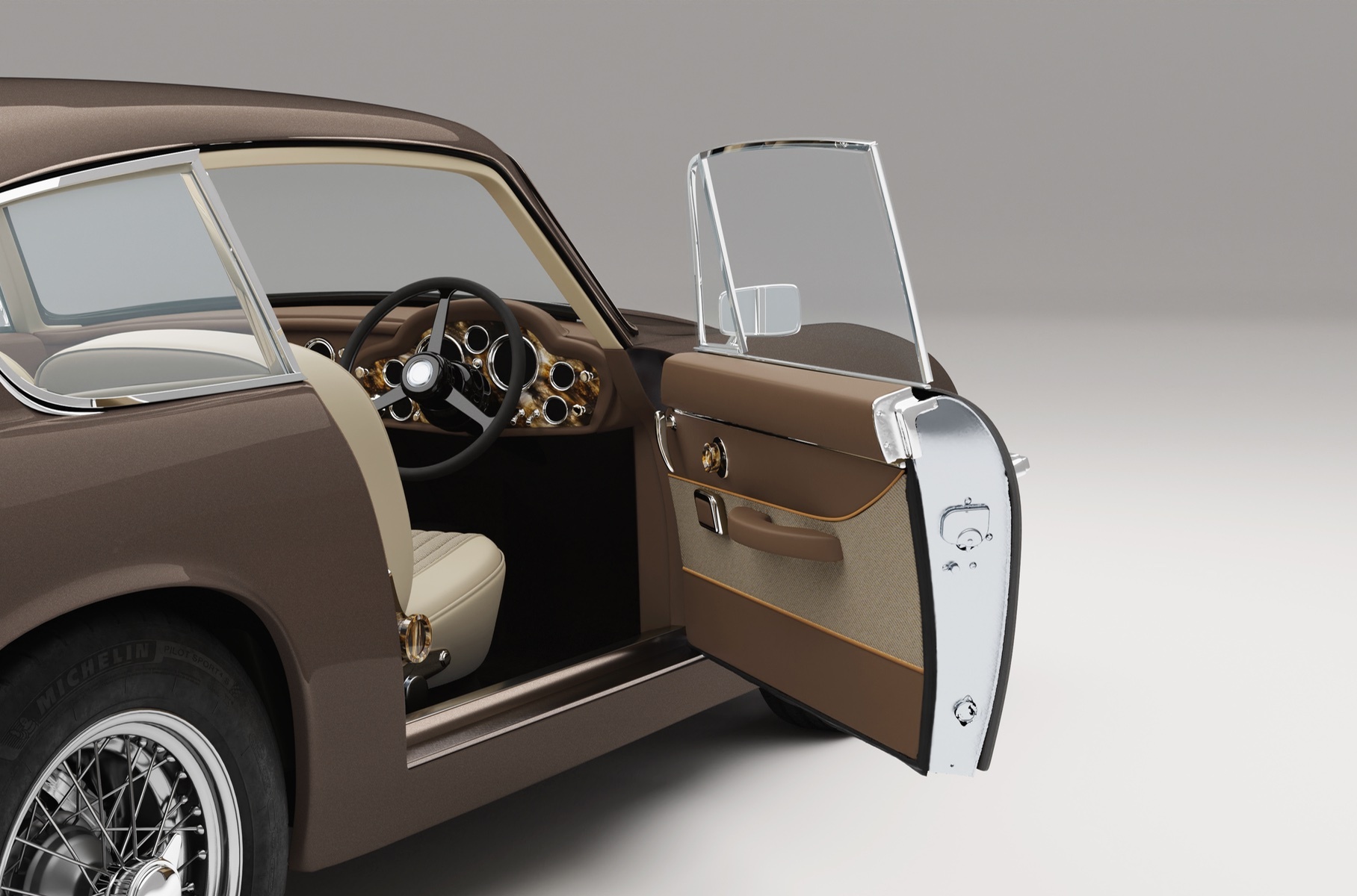 Классический Aston Martin DB6 получил салон из биоматериалов