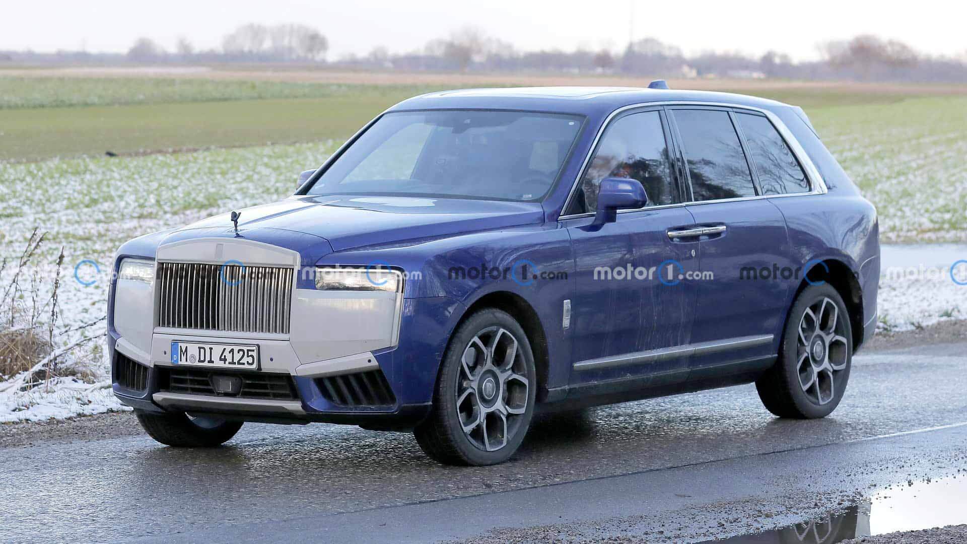 Rolls-Royce Cullinan 2024 went to tests without disguise