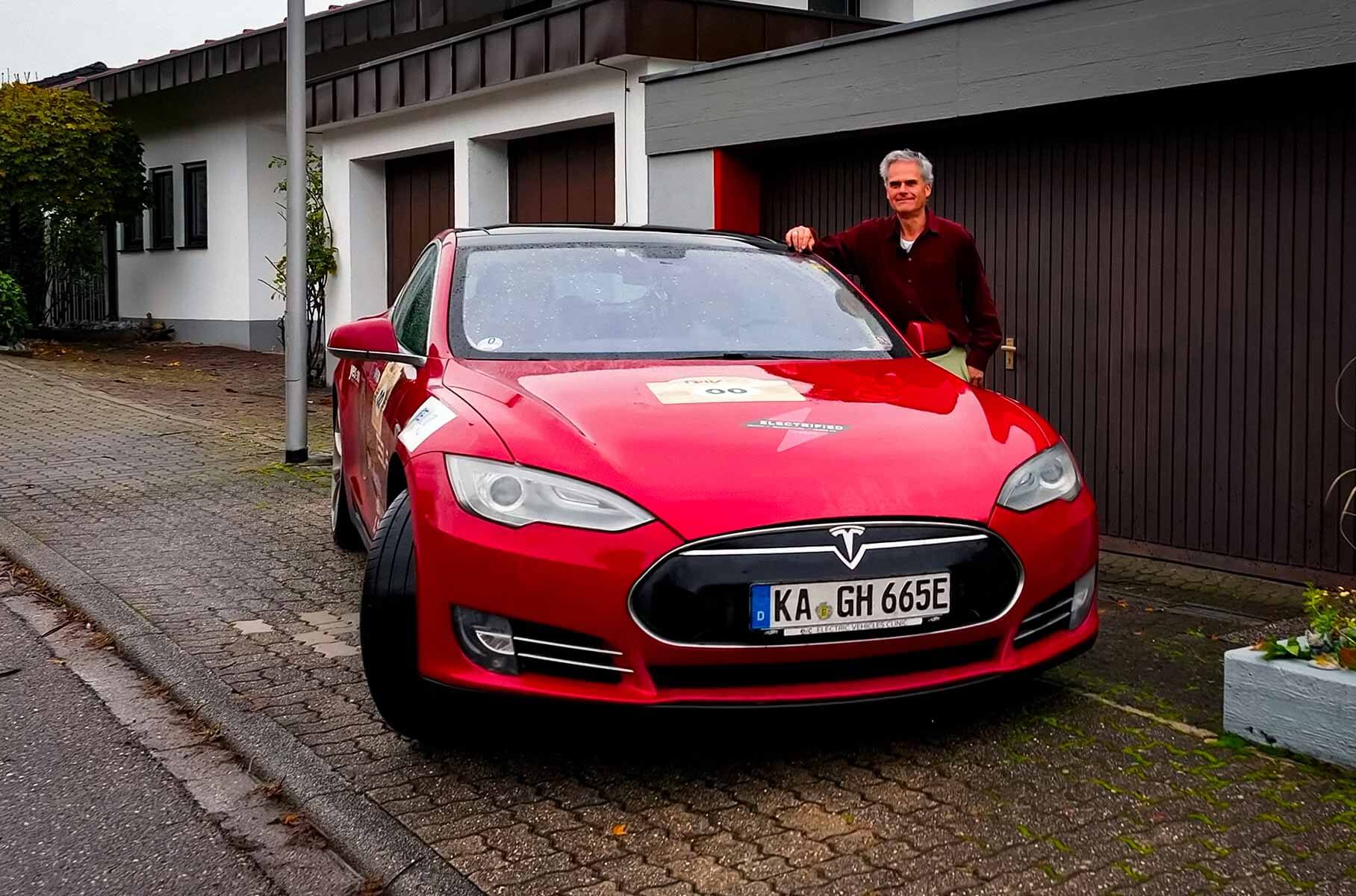 A resident of Germany drove a Tesla Model S two million kilometers
