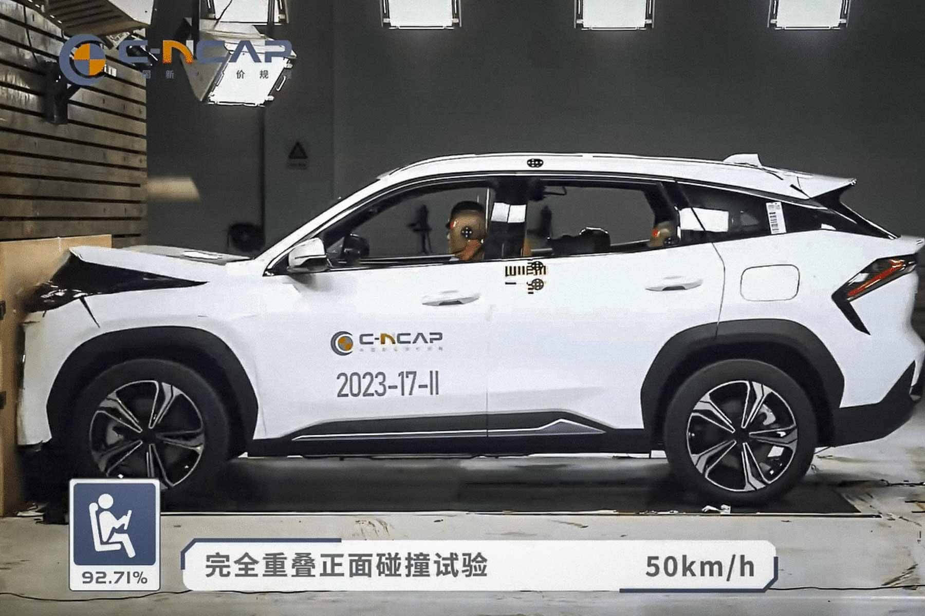 Chinese crossover Geely Galaxy L7 surprised by crash test results