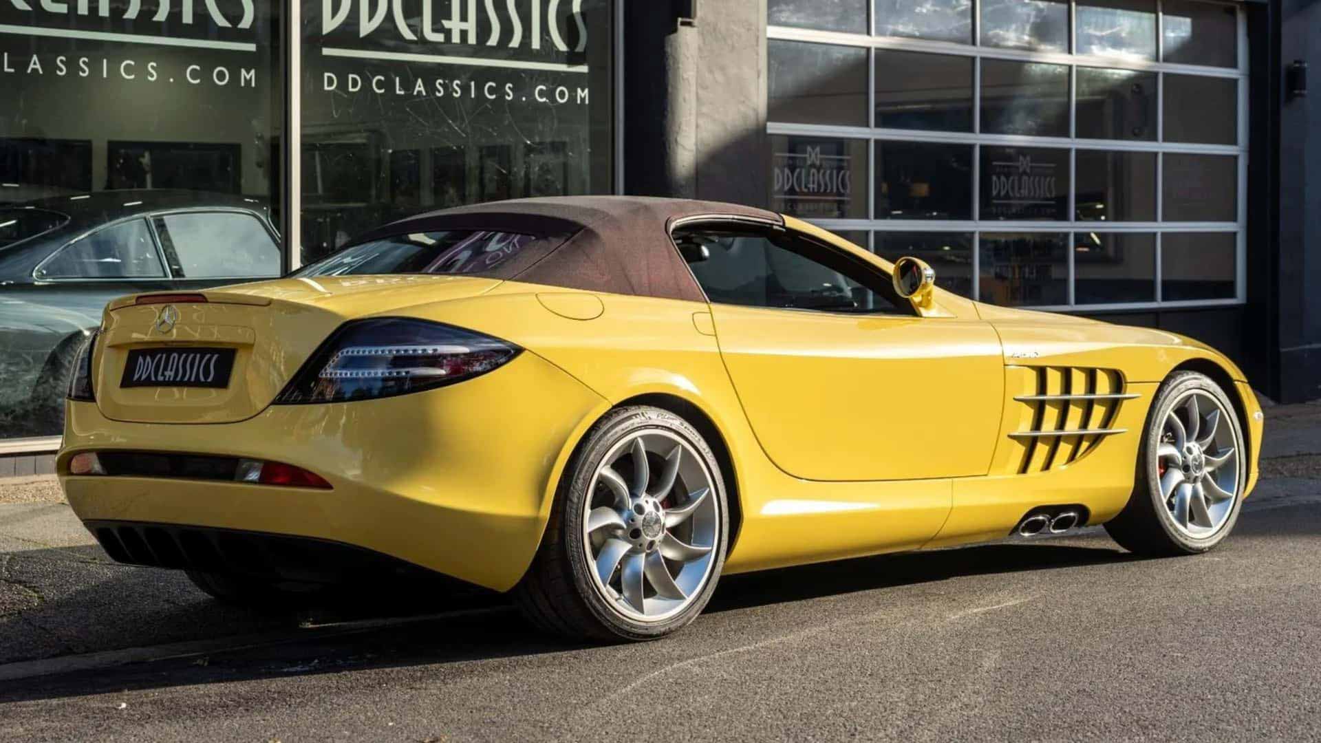 Единственный желтый Mercedes-Benz SLR McLaren Roadster теперь доступен для покупки