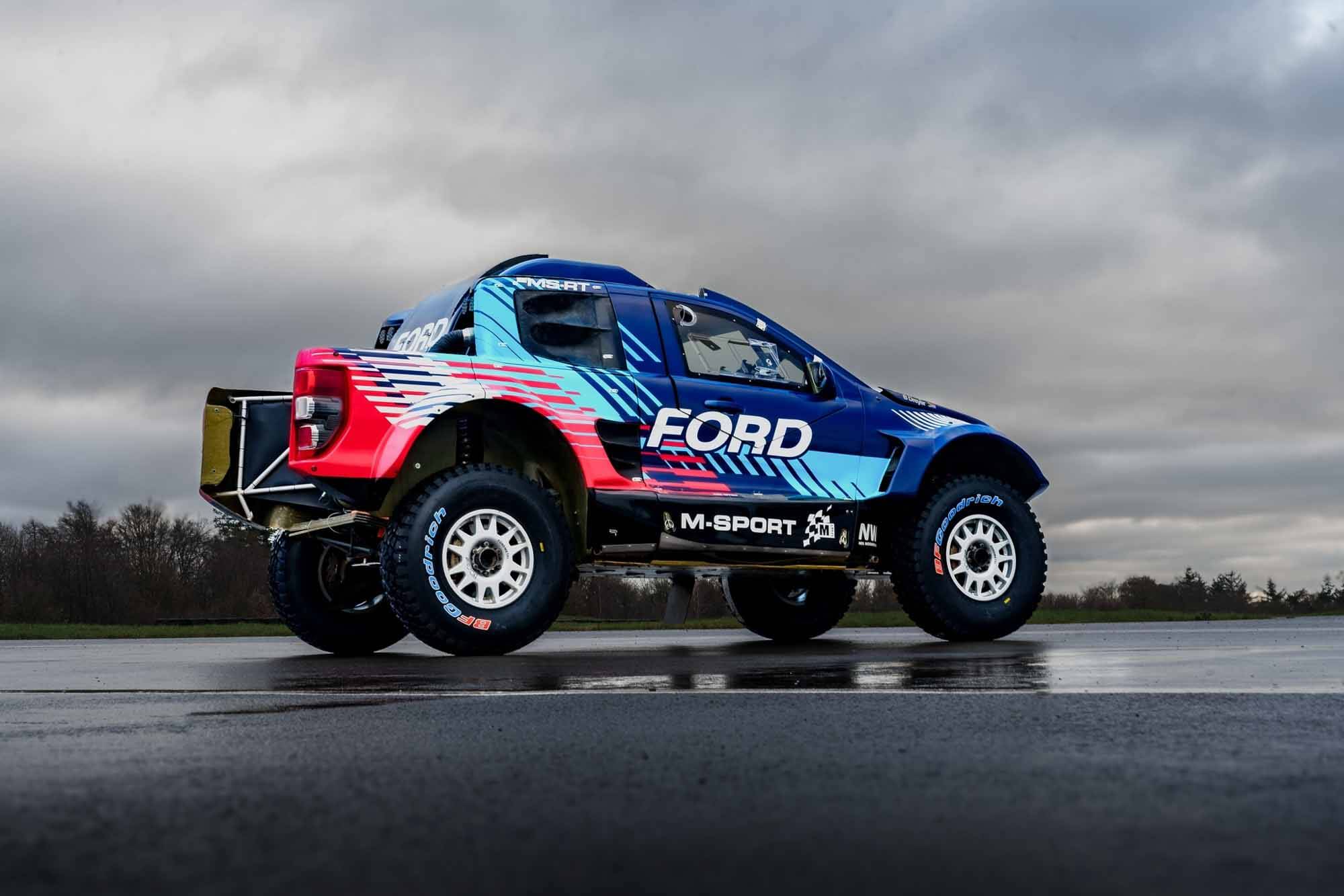 Ford showed off-road racing pickup truck Ranger for the Dakar rally