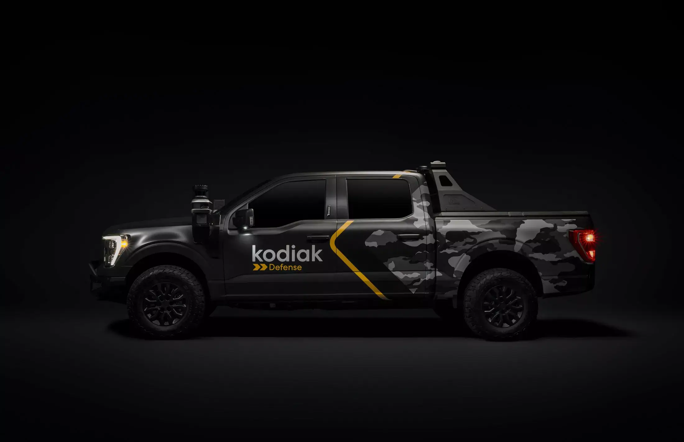The Kodiak unmanned all-terrain vehicle was made from a Ford F-150 pickup truck for the Pentagon.