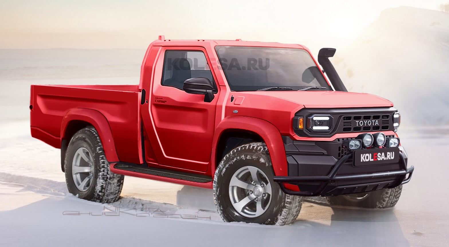 Toyota Hilux Champ 2024 shown in Arctic Trucks style