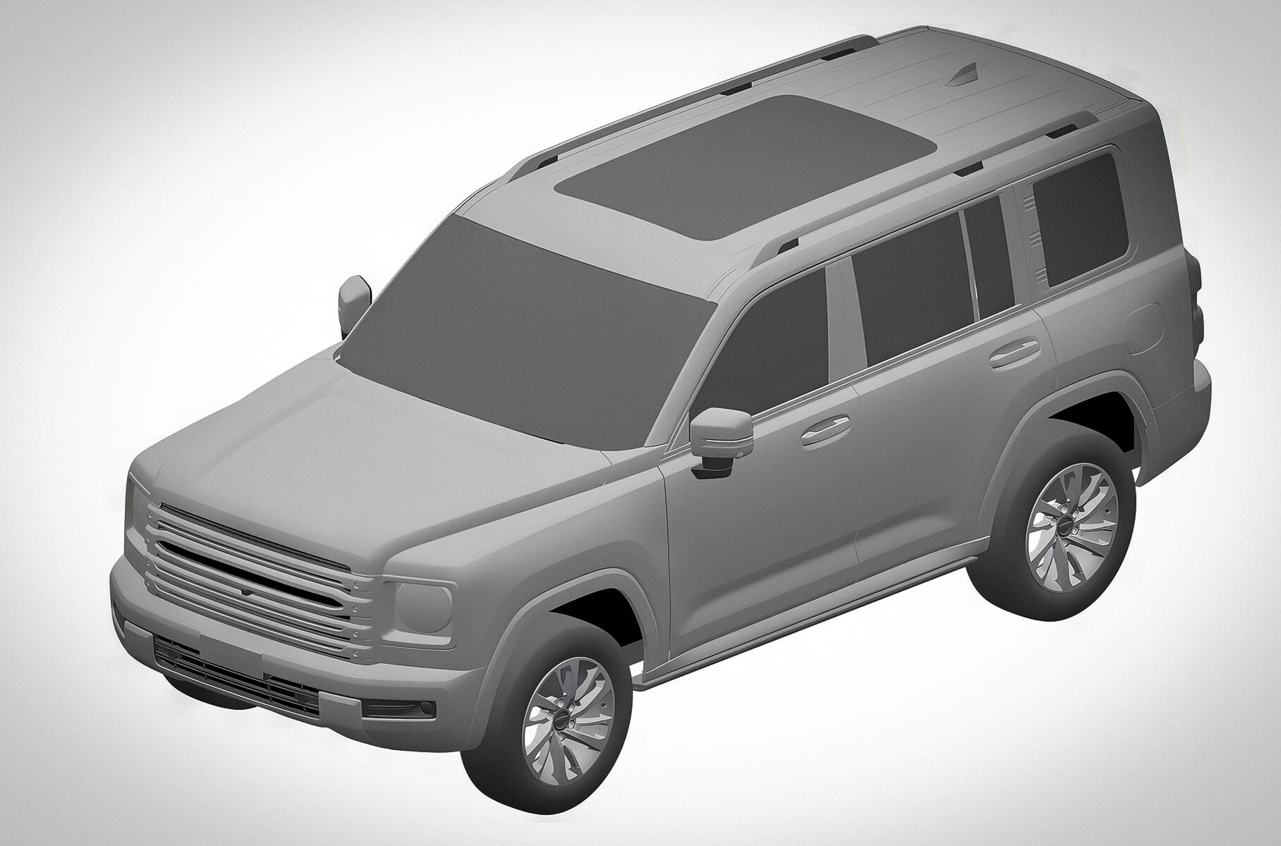 A new Haval frame SUV has been patented in Russia