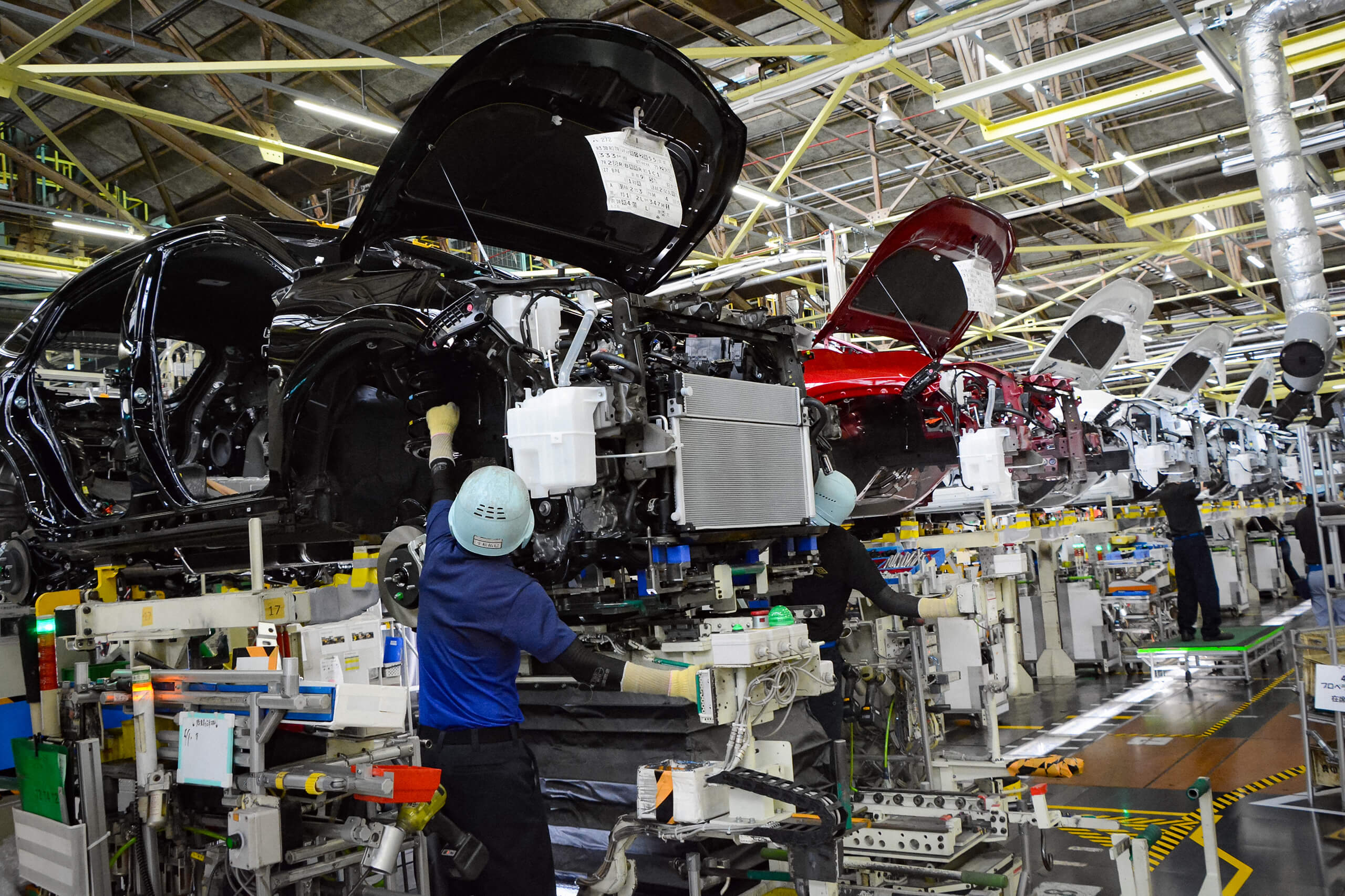 Toyota shut down four factories in Japan