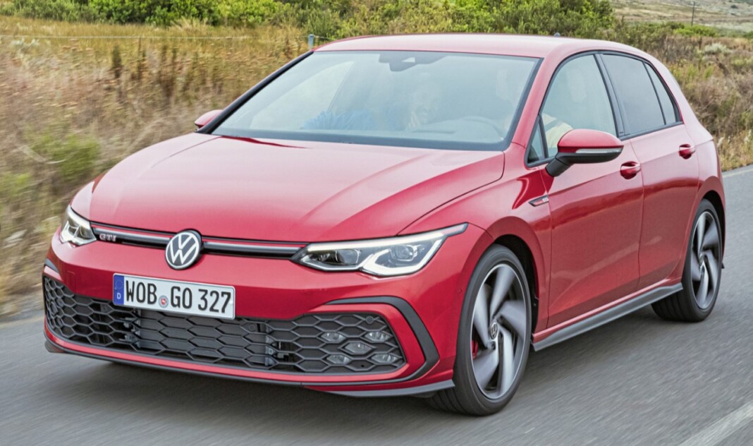 Volkswagen Golf GTI 2024 shown in renderings