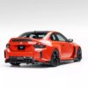 The Bavarian BMW M2 coupe received a very aggressive body kit with a “duck tail”