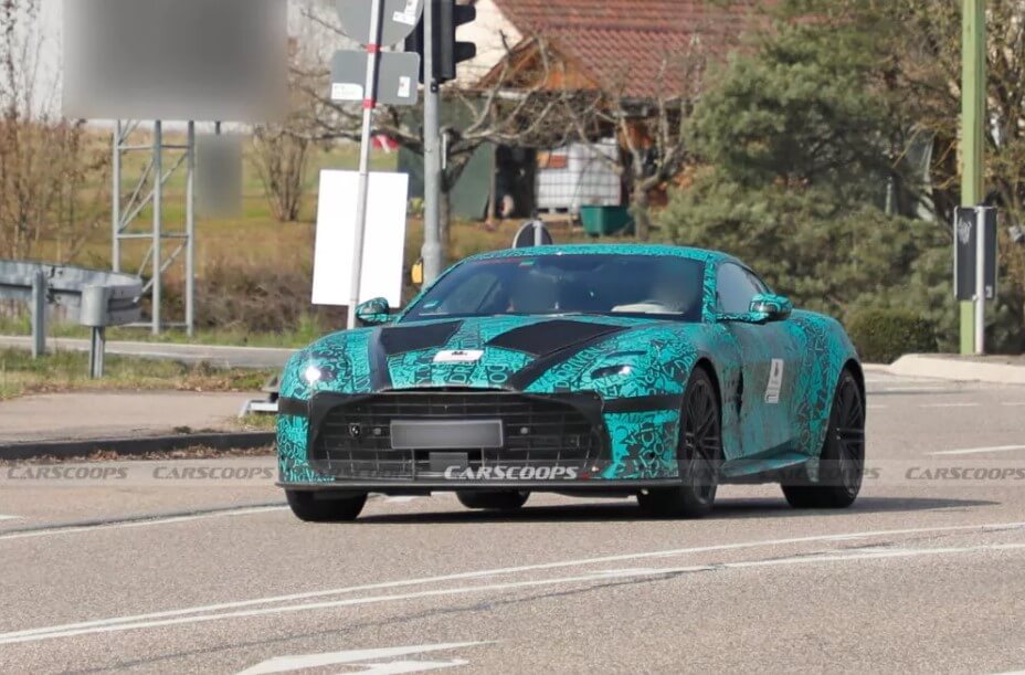 Aston Martin DBS 2025 spotted on road tests