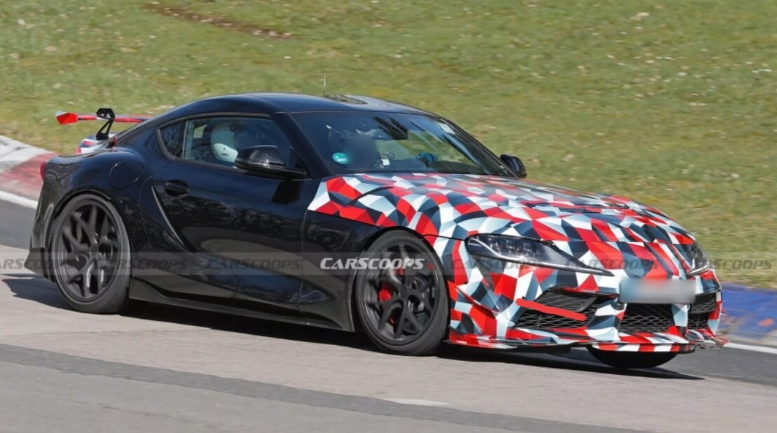 Toyota Supra GRMN 2025 was spotted on road tests