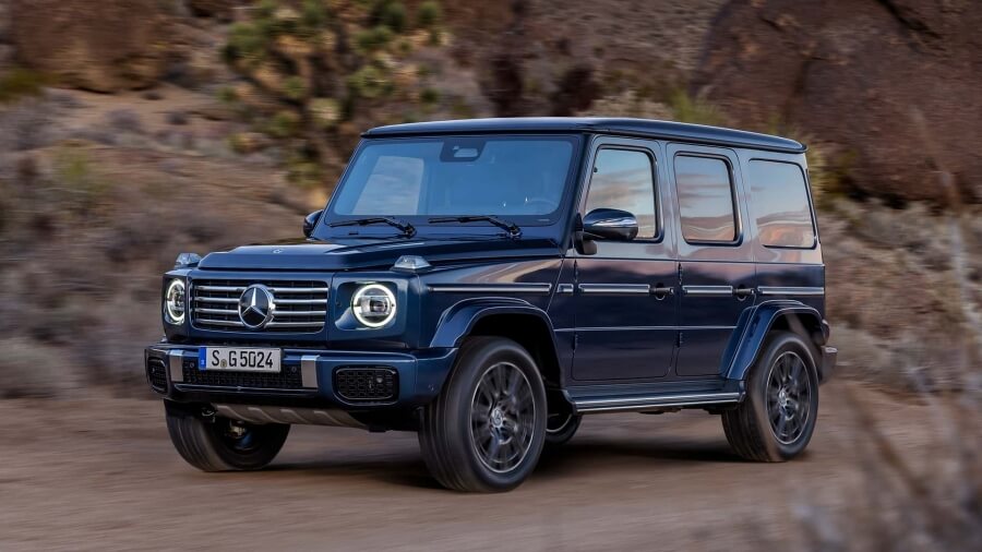 The updated Mercedes-Benz G-Class has become more powerful and has a “transparent hood”