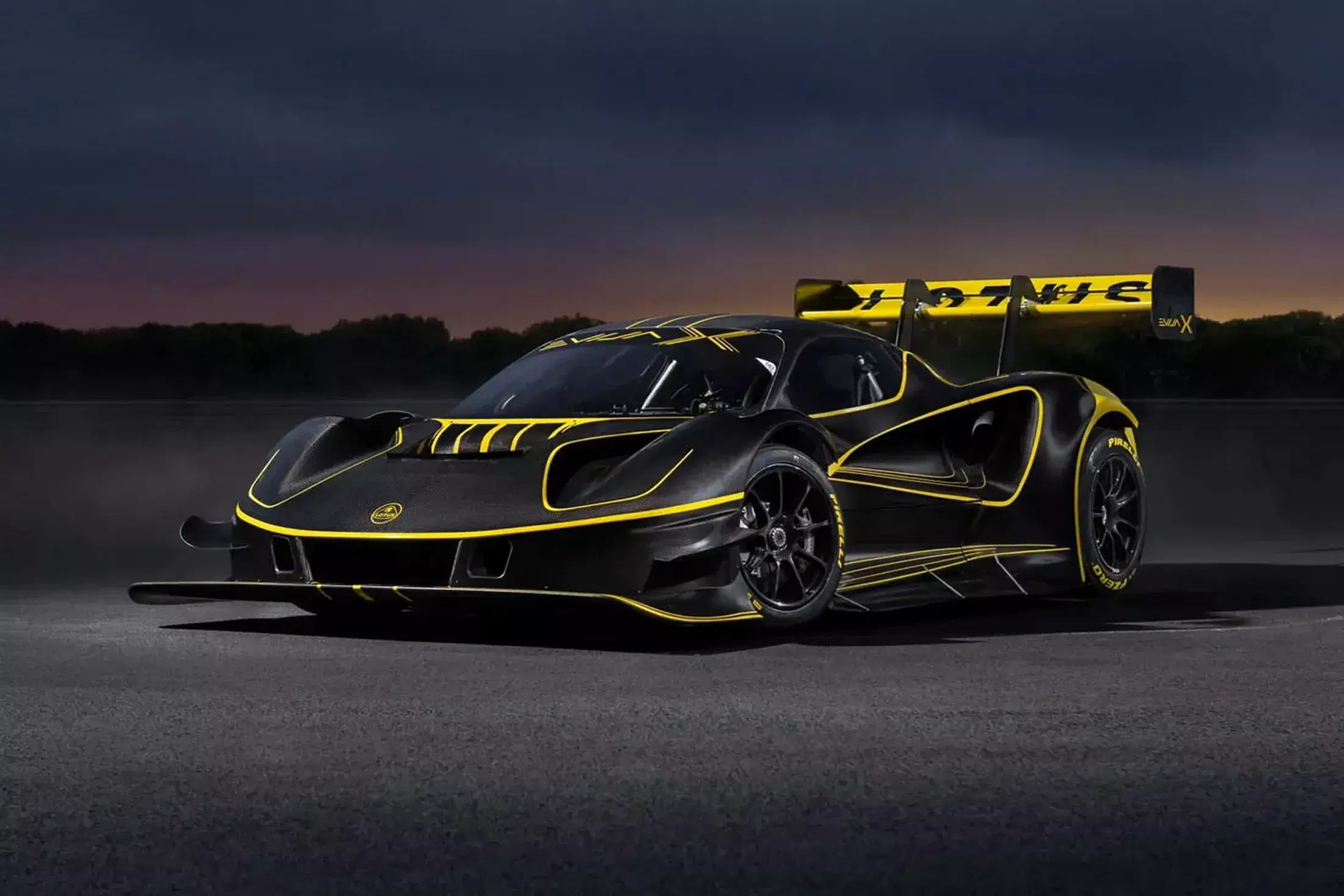 Lotus has built an extreme electric hypercar Evija X for the Nurburgring