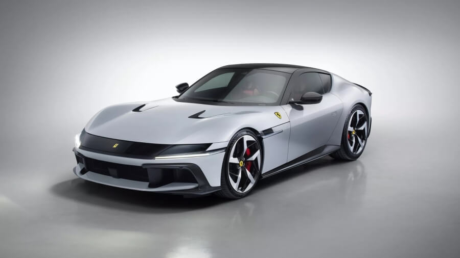 Ferrari 12Cilindri is a luxurious grand tourer with a naturally aspirated V12 producing 830 hp.